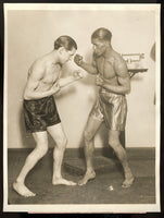 Berg,Jackie "Kid" Antique Wire Photo Against Flowers II  1929