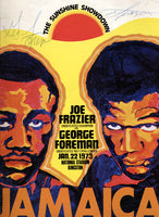 FOREMAN, GEORGE-JOE FRAZIER I SIGNED OFFICIAL PROGRAM (1973-SIGNED BY BOTH)