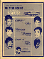 Olivares,Ruben Official Program Against Arranz 1970