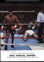 TYSON, MIKE BOXING WRITERS ASSOCIATION DINNER OFFICIAL PROGRAM (1989)