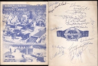 1969 HICKOK AWARD PROGRAM (SIGNED BY DEMPSEY, BROCK, BASILIO & MORE)