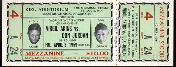 JORDAN, DON-VIRGIL AKINS FULL TICKET (1959_
