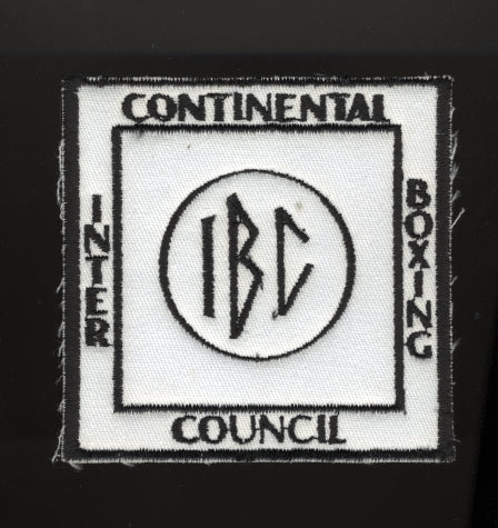 INTER CONTINENTAL BOXING COUNCIL PATCH