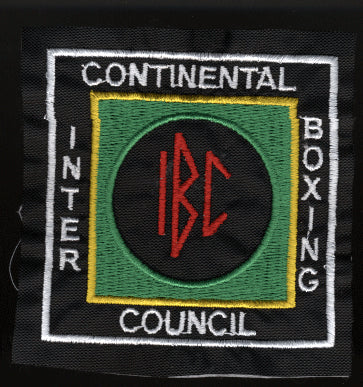 INTER CONTINENTAL BOXING COUNCIL PATCH