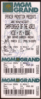 BOWE, RIDDICK-HERBIE HIDE FULL TICKET(1995-SIGNED BY EDDIE FUTCH)