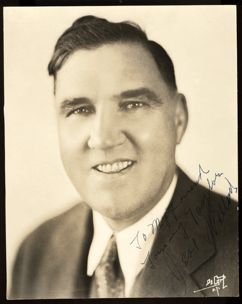 WILLARD, JESS SIGNED PHOTO