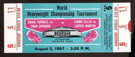 ELLIS, JIMMY-LEOTIS MARTIN & ERNIE TERRELL-THAD SPENCER FULL TICKET (1967)