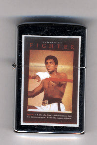 ALI, MUHAMMAD LIGHTER WITH HIS IMAGE