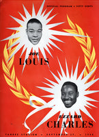 LOUIS, JOE-EZZARD CHARLES OFFICIAL PROGRAM (1950)