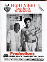 PEDROZA, EUSEBIO-JORGE ROMERO OFFICIAL PROGRAM (1991)
