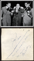 LOUIS, JOE & ARTURO GODOY SIGNED ALBUM PAGES WITH PHOTO
