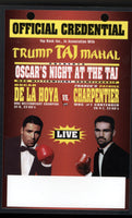 DE LA HOYA, OSCAR-PATRICK CHARPENTER CREDENTIAL (1998)