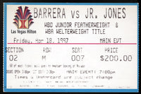 BARRERA, MARCO ANTONIO-JUNIOR JONES II STUBLESS TICKET (1997)