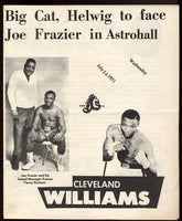 Frazier,Joe Exhibition Program as Champion  1971