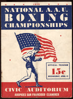 1939 A.A.U. CHAMPIONSHIP PROGRAM )EZZARD CHARLES & JIMMY BIVINS)
