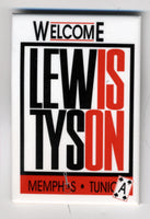 Lewis,Lennox-Tyson Souvenir Pinback  2002