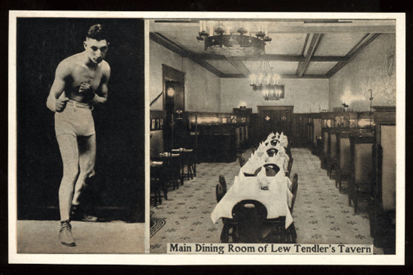 TENDLER, LEW RESTAURANT POSTCARD