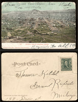 KETCHEL, STANLEY HAND WRITTEN POSTCARD