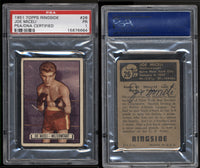 Miceli,Joe Signed 1951 Topps Ringside PSA