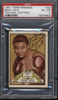 JACK, BEAU SIGNED 1951 TOPPS RINGSIDE CARD (PSA/DNA)