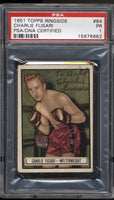 Fusari,Charlie Signed 1951 Topps Ringside PSA