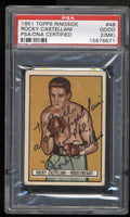 Castellani,Rocky Signed 1951 Topps Ringside PSA