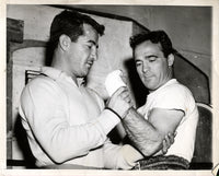 GRAZIANO, ROCKY-MARCEL CERDAN WIRE PHOTO (1948)