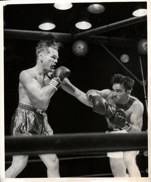 ZALE, TONY-MARCEL CERDAN WIRE PHOTO (1948)