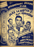 ROBINSON, SUGAR RAY-JAKE LAMOTTA VI PRESS KIT (1951)