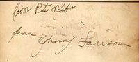 NEBO, PETE & JOHNNY LAWSON INK SIGNATURES (1929)
