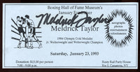 TAYLOR, MELDRICK SIGNED TICKET