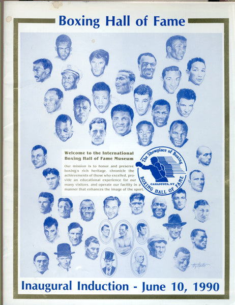 International Boxing Hall of Fame Inaugural Induction Program 1990