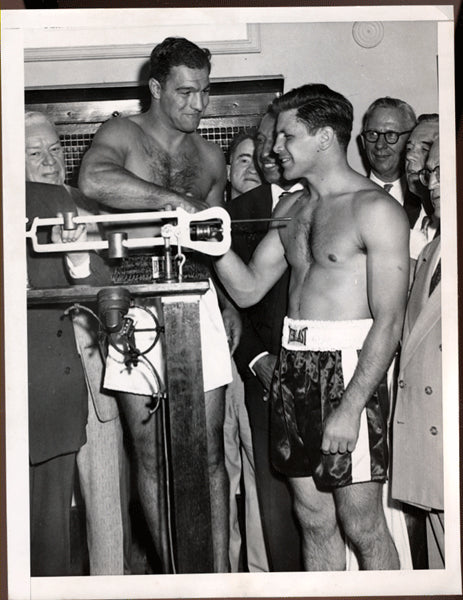 Marciano,Rocky-La Starza Original Wirephoto 1953