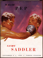 Saddler,Sandy-Pep III Official Program 1950