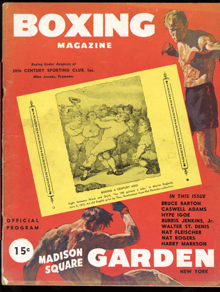 Conn,Billy-Bettina Official Program  1939