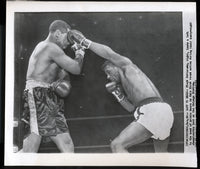 PATTERSON, FLOYD-ARCHIE MOORE WIRE PHOTO (1956)