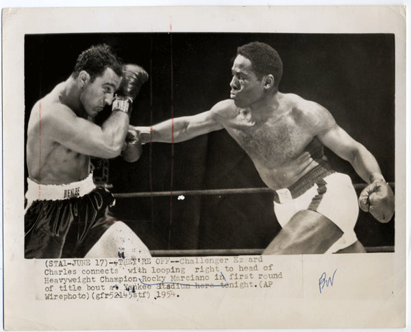 Marciano,Rocky-Charles I Wirephoto 1954