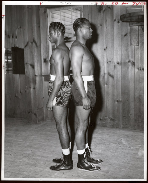 Robinson,Sugar Ray Vintage Photo in Training