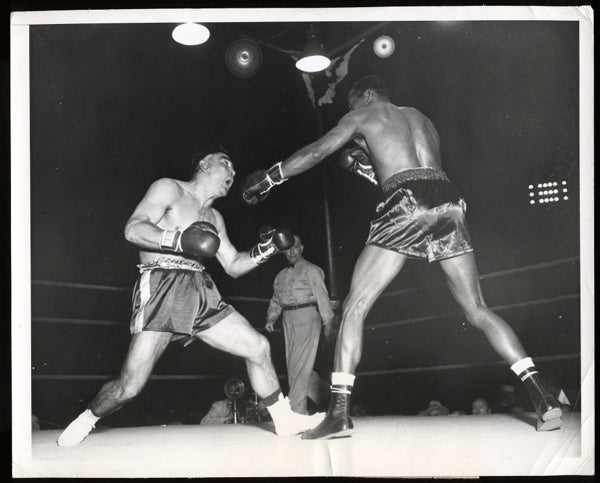 Robinson,Sugar Ray-Villemainl Wirephoto 1960