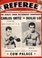 ORTIZ, CARLOS-DUILIO LOI OFFICIAL PROGRAM (1960)