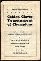 CHICAGO GOLDEN GLOVES PROGRAM (1952)
