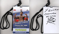 Gamboa,Yuriorkis-Gonzalez Official Credential 2009  (Signed by Gamboa on Back)
