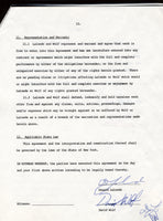LaLonde,Donny Signed Contract  1985
