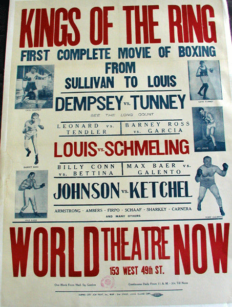 Kings Of The Ring Fight Film Poster