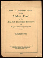 Brandt,Dutch-Daney Official Program  1922