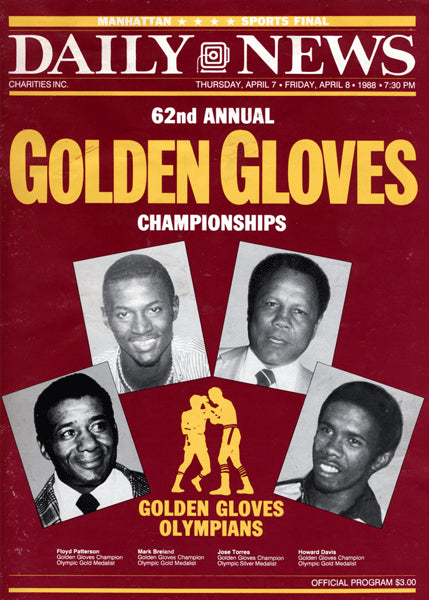 1988 New York Daily News Golden Gloves Program  (Riddick Bowe)