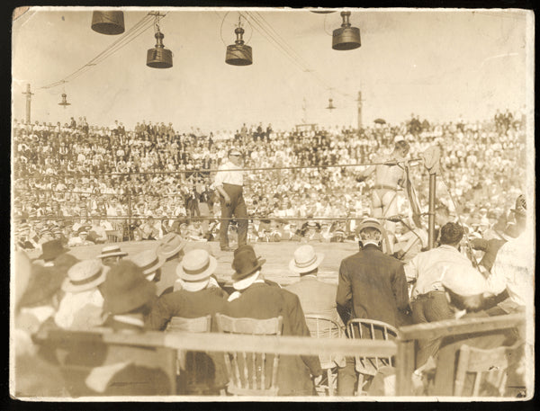 KETCHEL, STANLEY-BILLY PAPKE ANTIQUE PHOTO (1908)