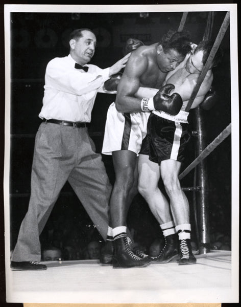 Robinson,Sugar Ray-Fullmer I Wirephoto 1957