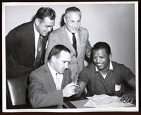 Robinson,Sugar Ray-Fullmer I Wirephoto 1957