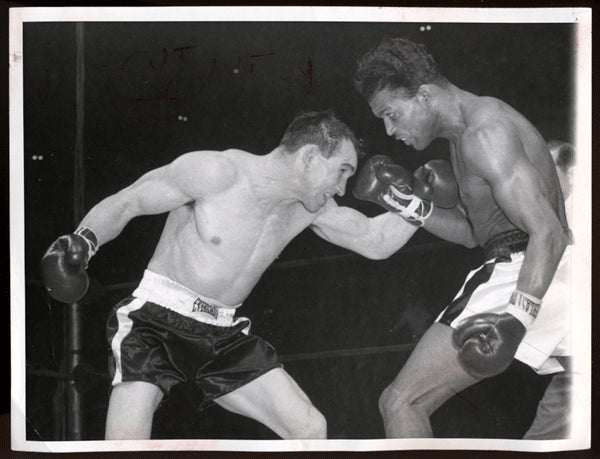 Robinson,Sugar Ray-Fullmer I Wirephoto 1957